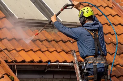 Démoussage et hydrofuge de toiture à Oulon
